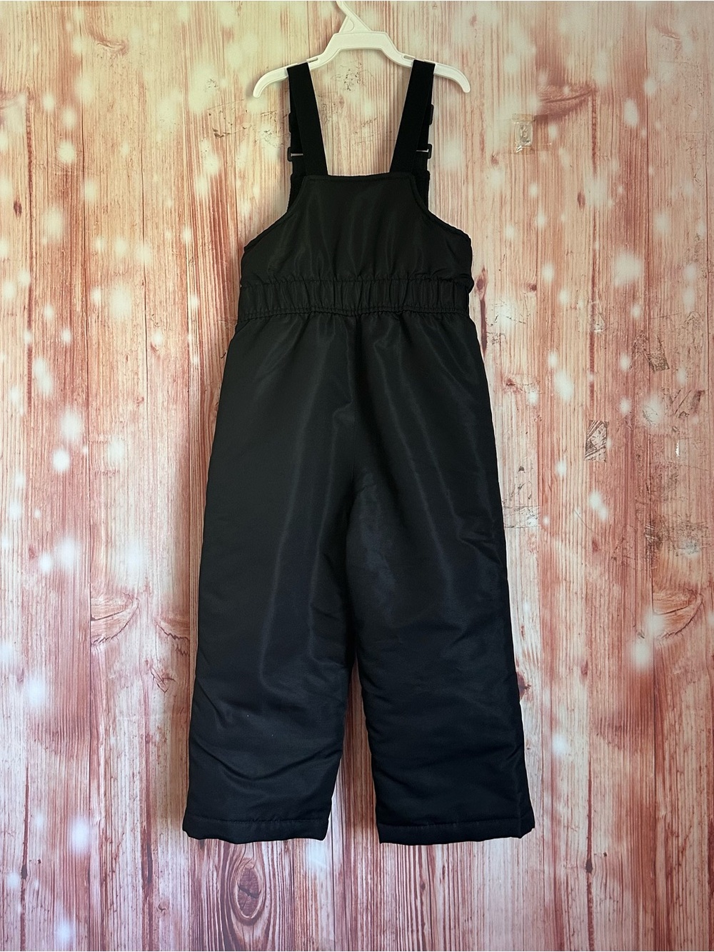 Swiss Tech Black Toddler Unisex Zip Front Snow Bib Pants Size 3T - Picture 7 of 12